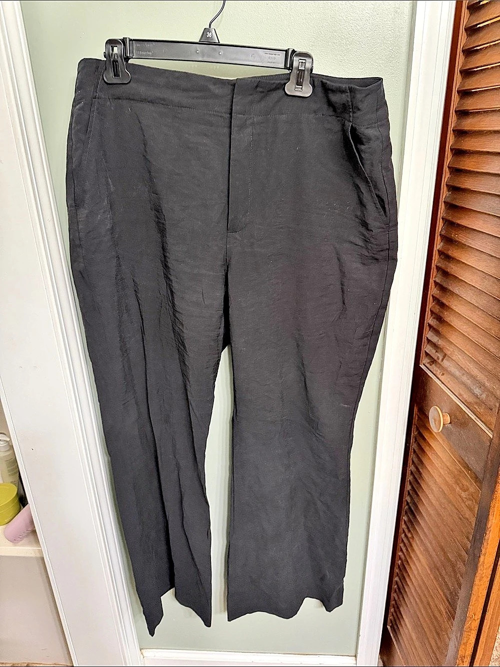 CAbi Wide Leg Pants in Black Size 14